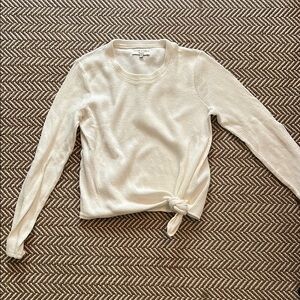 Madewell Cream Long Sleeve Top